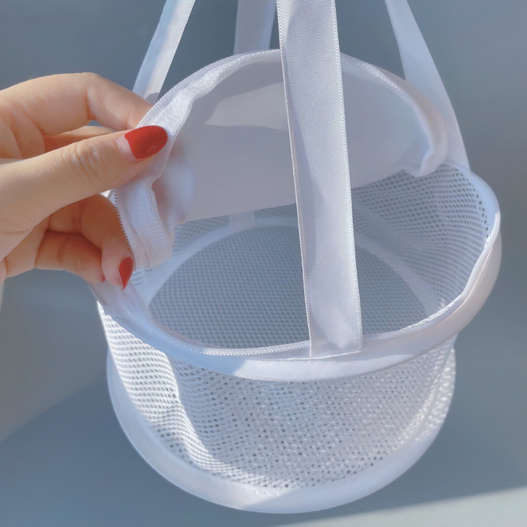 Lưới phơi khô cọ trang điểm hình túi có thể treo lên tiện lợi -BeloveShop
