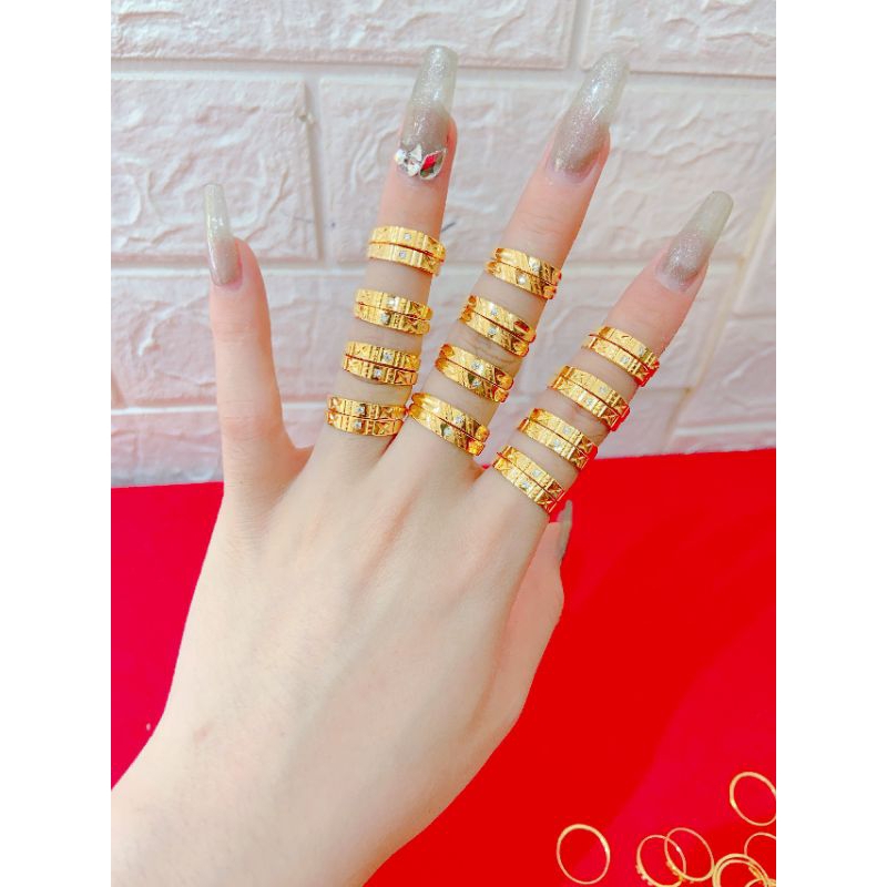 Nhẫn tình vàng 6k