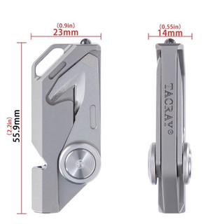 Còi đa năng EDC Tacray titanium