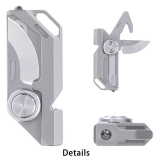 Còi đa năng EDC Tacray titanium