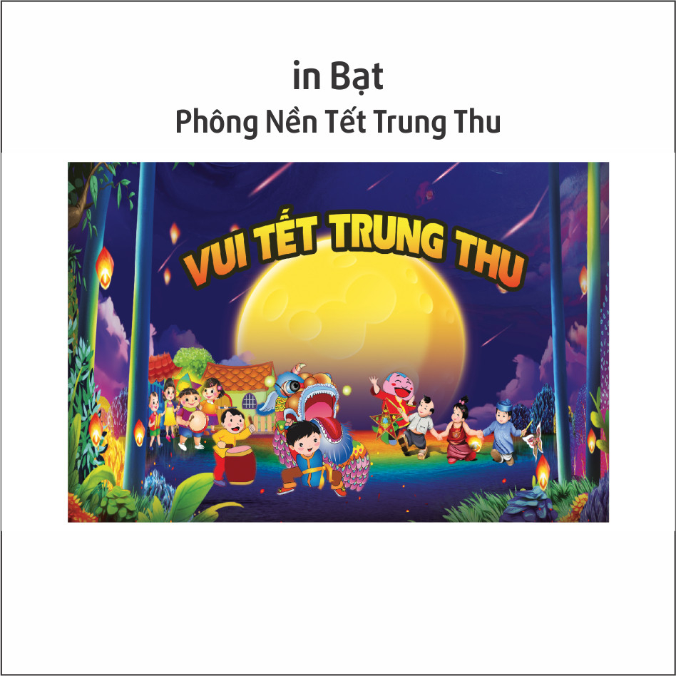 Phông nền Tết Trung Thu, Background Trung Thu_in bạt theo mẫu có đủ kích thước