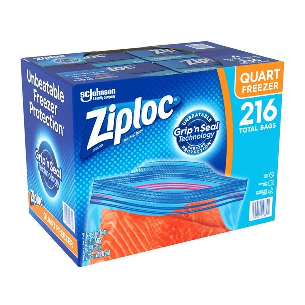 Túi đựng thực phẩm Ziploc Slider 4in1 Storage Bag Variety bền, sử dụng được nhiều lần