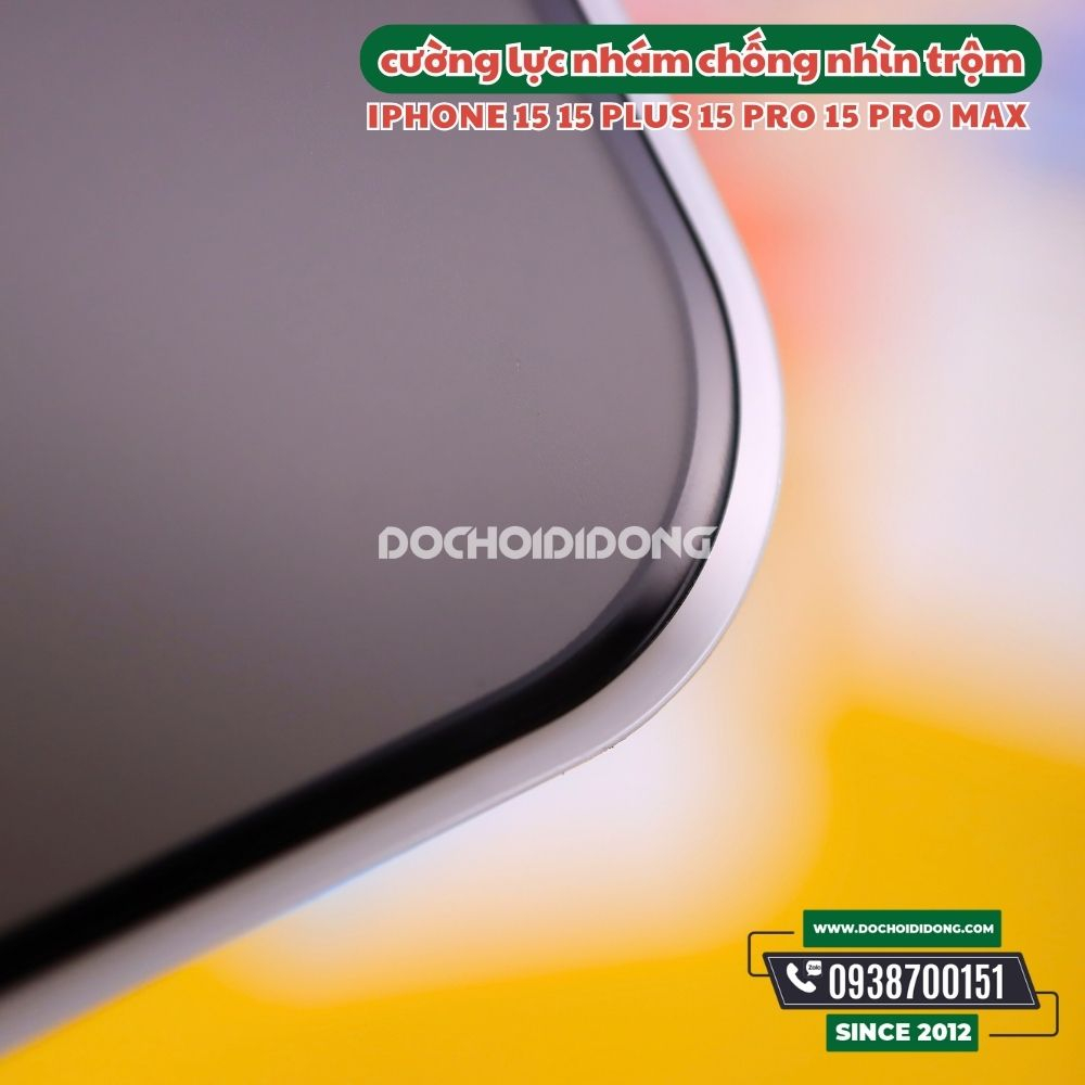 Miếng Dán Cường Lực IPhone 15 15 Plus 15 Pro 15 Pro Max 14 13 12 Pro Max Plus 2 trong 1 Nhám Chống Nhìn Trộm Màn Hình Za