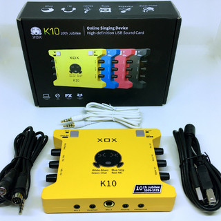 Sound card XOX K10 phiên bản đặc biệt tiếng anh 2020, bản kỷ niệm 10 năm thành lập XOX, có bảo hành