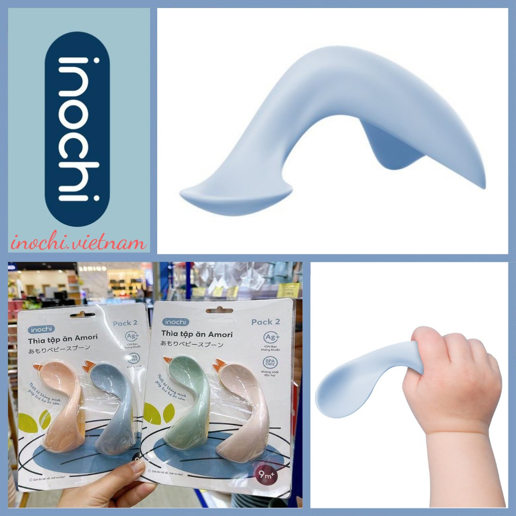 Bộ 02 thìa tập ăn trẻ em Inochi