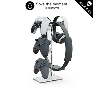 Giá đỡ Phantom Rack và Phantom Stand Skull & Co treo tay cầm, tai nghe và nhiều phụ kiện