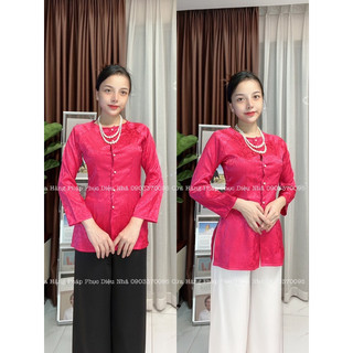 Bộ Bà Ba áo gấm quần lụa