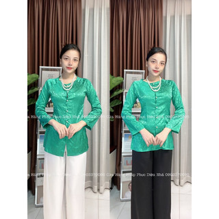 Bộ Bà Ba áo gấm quần lụa