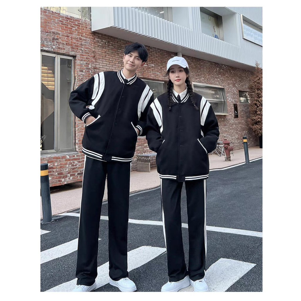 ! Áo khoác nam nữ, bomber sọc vai TEDDY st mtp siêu hót - g5.shop M03