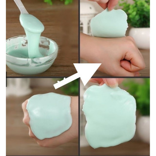 ( Tặng kèm chổi đắp mặt) Bột Mặt Nạ Dẻo Bạc Hà Đắp Mặt Trong SPA, TMV
