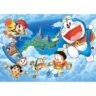 Tranh decal Đô Rê Mon Doraemon dán tường 3D [Bóc dính]