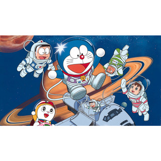 Tranh decal Đô Rê Mon Doraemon dán tường 3D [Bóc dính]