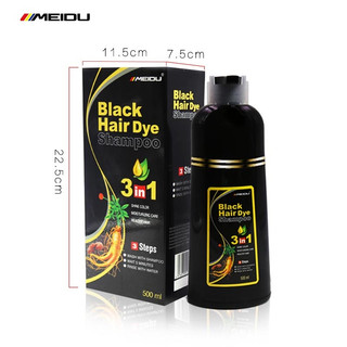 Dầu gội nhuộm tóc meidu màu sắc tự nhiên 500ml