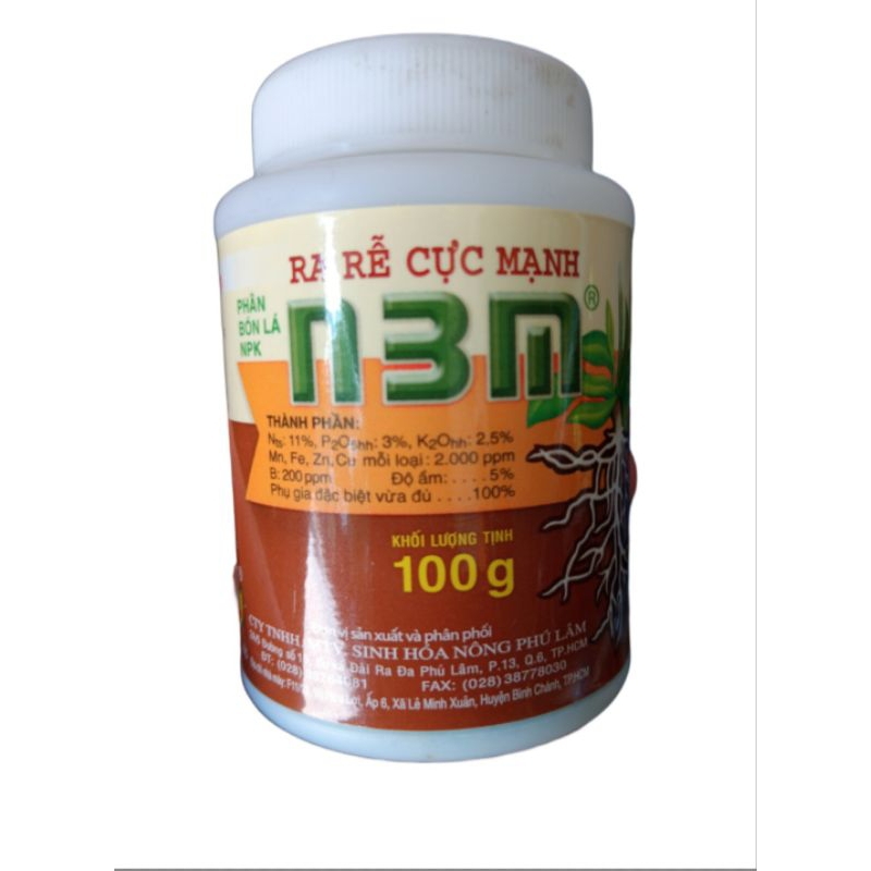 Phân bón lá NPK N3M 100g