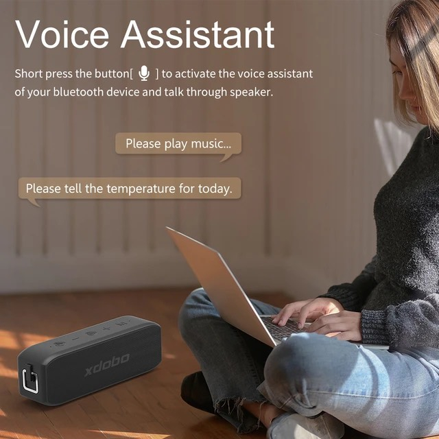 Loa Bluetooth 5.0 XDOBO WING 2020 Công Suất 20W, Chống Nước IPX7, Pin 5200Mah Hỗ Trợ Thẻ TF, USB, AUX - BH 12 Tháng