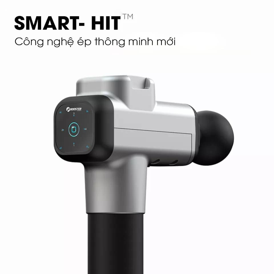 BOOSTER M2-A - Máy massage gun cầm tay, Máy massage cầm tay BOOSTER M2 - A Công suất 135W, 6 đầu massage, 4 Tốc độ