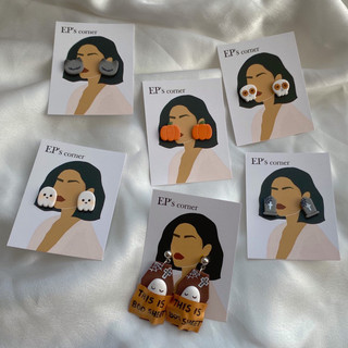 Khuyên tai đất sét nung Polymer Clay