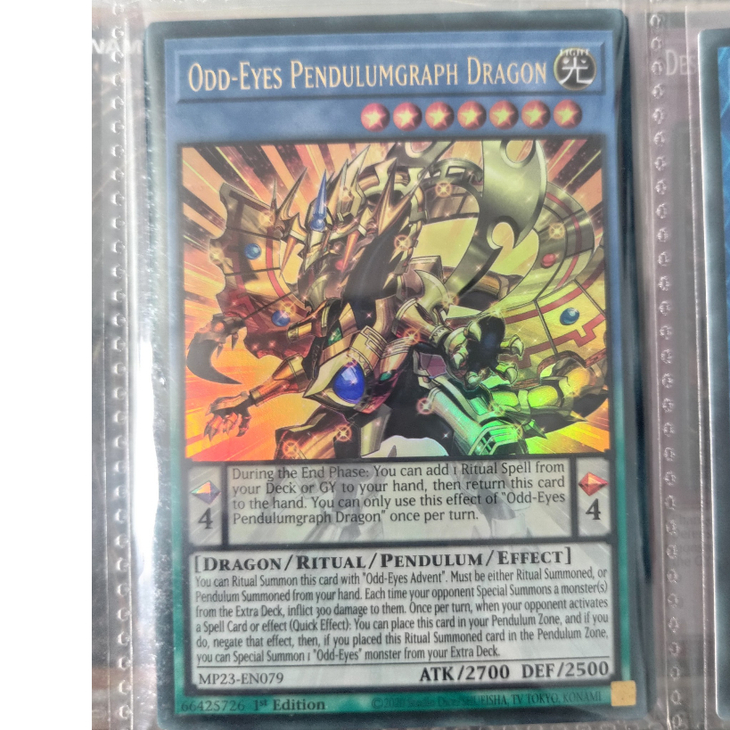 Thẻ bài Odd-Eyes Pendulumgraph Dragon - MP23-EN079 - Ultra Rare 1st Edition