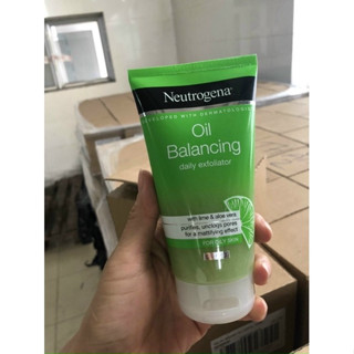 SỮA RỬA MẶT KIÊM TẨY DA CHẾT NEUTROGENA ANTI-BRILLANCE CUTRON VERT gel