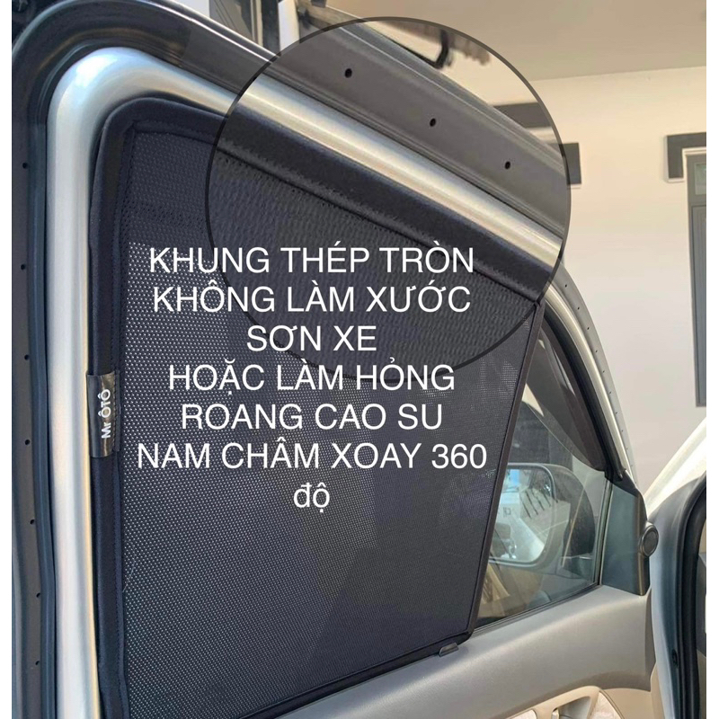 Rèm che nắng kính sau ô tô, kính hậu ô tô chống UV Mr Ô Tô - Bảo hành 2 năm.