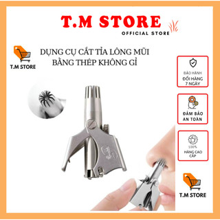 Dụng cụ cắt tỉa lông mũi bằng thép không gỉ thiết kế chính xác có độ bền cao, có thể sử dụng liên tục không cần pin