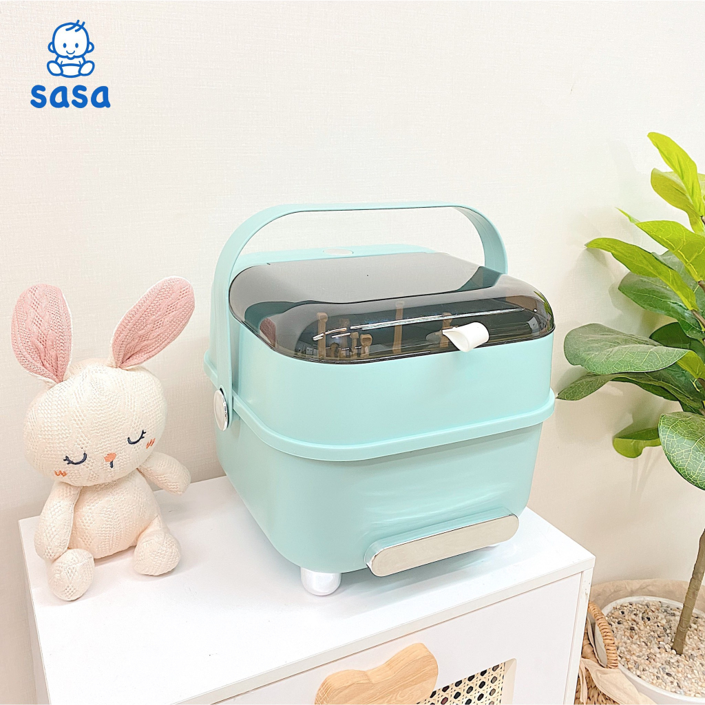 Giá Úp Bình Diệt Khuẩn UV Finley 0076 / 0030 Hộp Đựng Kệ Khay Úp Bình Sữa Cho Bé Holla 15216 Jupin/Vuông/Gấu Có Nắp Đậy