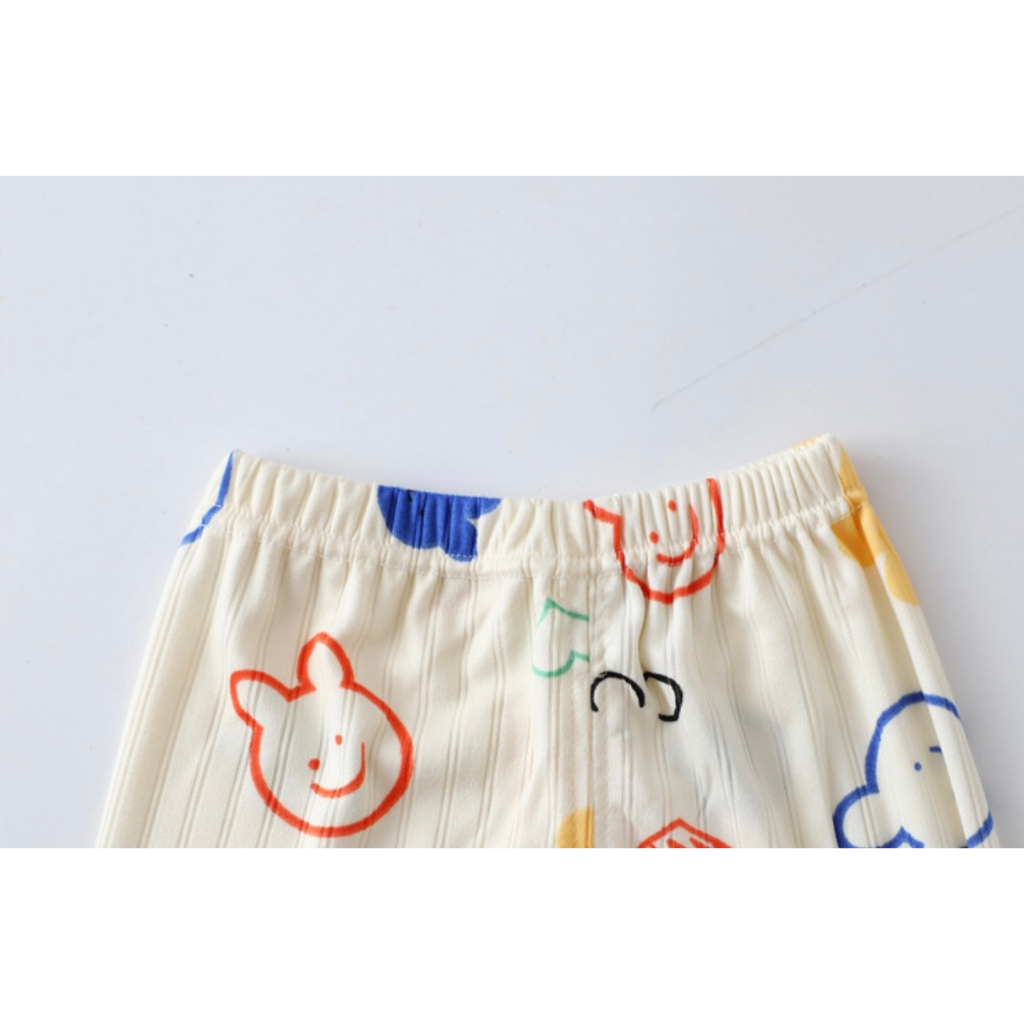 Bộ Đồ Dài Tay Xuân Thu Chất Cotton Mỏng Nhẹ Cho Bé Trai Bé Gái 𝟎𝟕𝐁𝐃𝐓