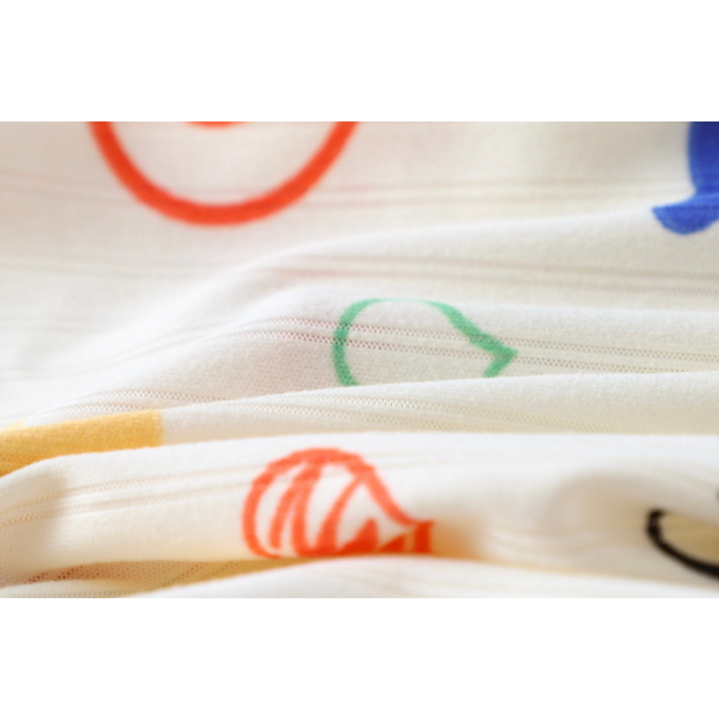 Bộ Đồ Dài Tay Xuân Thu Chất Cotton Mỏng Nhẹ Cho Bé Trai Bé Gái 𝟎𝟕𝐁𝐃𝐓