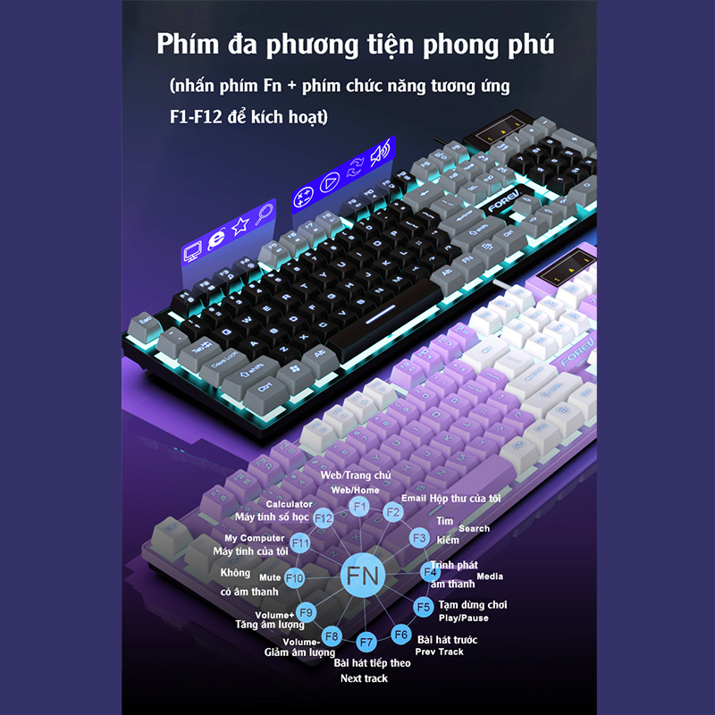 Bàn phím cơ máy tính bàn phím giả cơ bàn phím bàn phím cơ LED bàn phím bàn phím chơi game bàn phím có dây