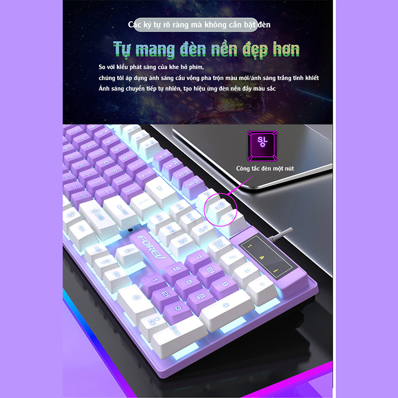 Bàn phím cơ máy tính bàn phím giả cơ bàn phím bàn phím cơ LED bàn phím bàn phím chơi game bàn phím có dây