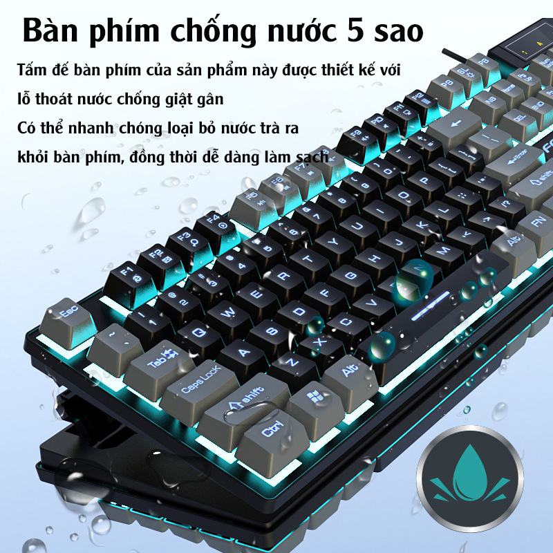 Bàn phím cơ máy tính bàn phím giả cơ bàn phím bàn phím cơ LED bàn phím bàn phím chơi game bàn phím có dây
