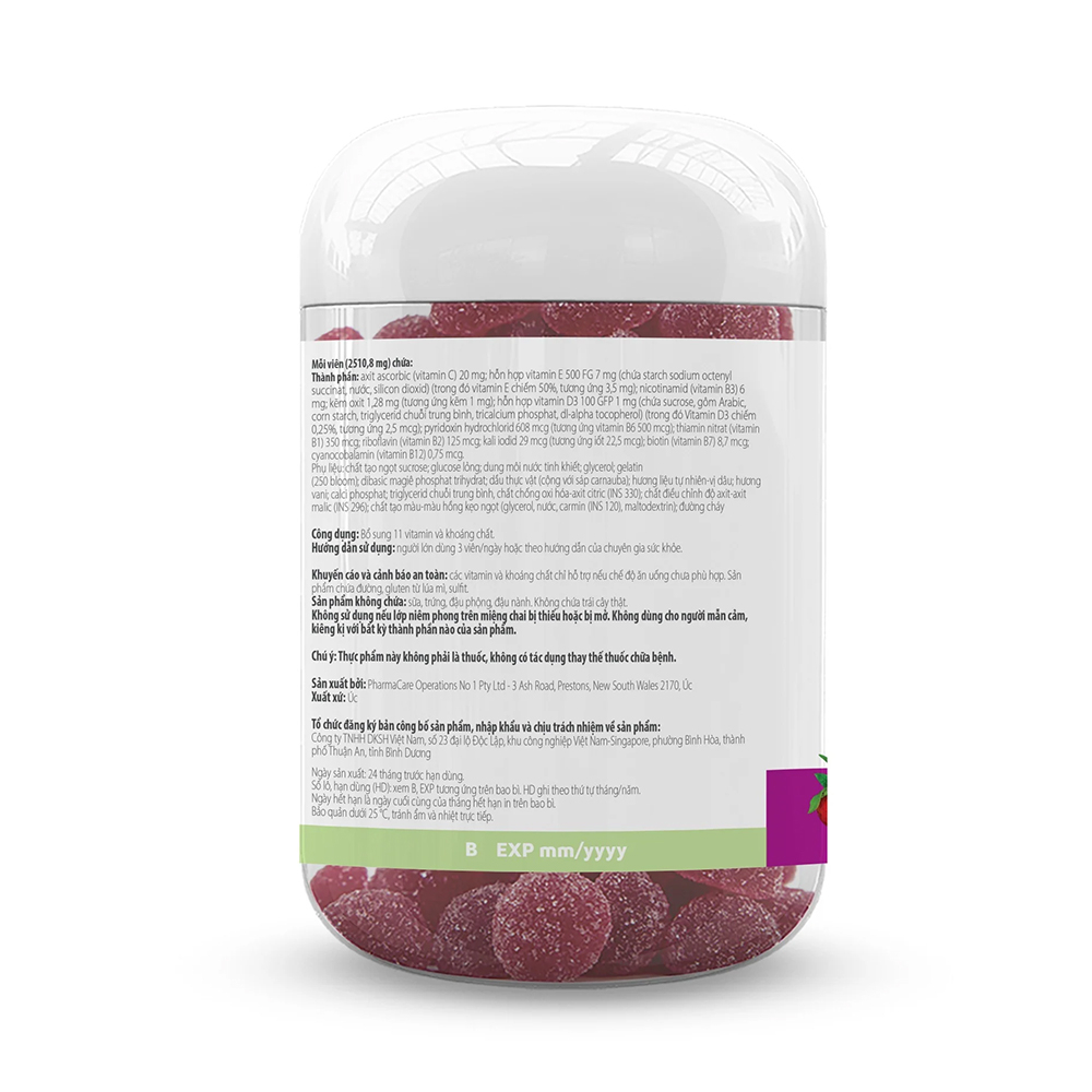 Nature's Way Adult Vita Gummies Multivitamin - Vitamin Tổng Hợp Cho Người Lớn (Chai 120 Viên)