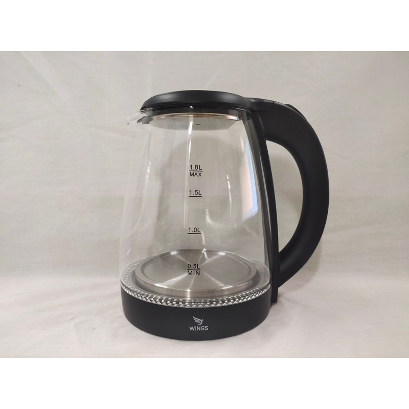 Ấm siêu tốc WINGS 1.8L bình siêu tốc, ấm đun nước siêu nhanh siêu an toàn chính hãng có đèn LED xanh - bảo hành 24 tháng | BigBuy360 - bigbuy360.vn