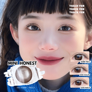 Lens Mắt Mini Honest Choco giãn vừa - 0-10 độ kính áp tròng