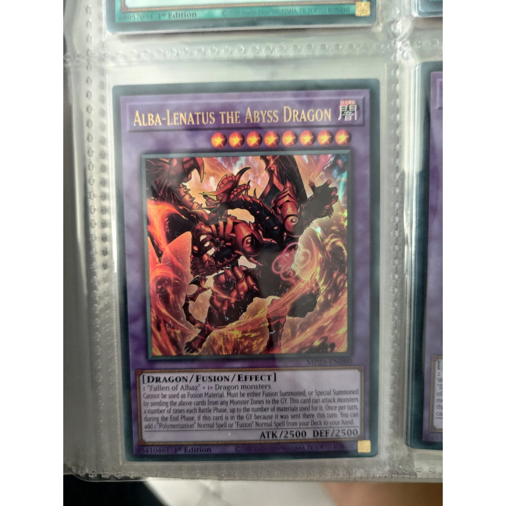 Thẻ bài Alba-Lenatus the Abyss Dragon - MP23-EN080 - Ultra Rare 1st Edition