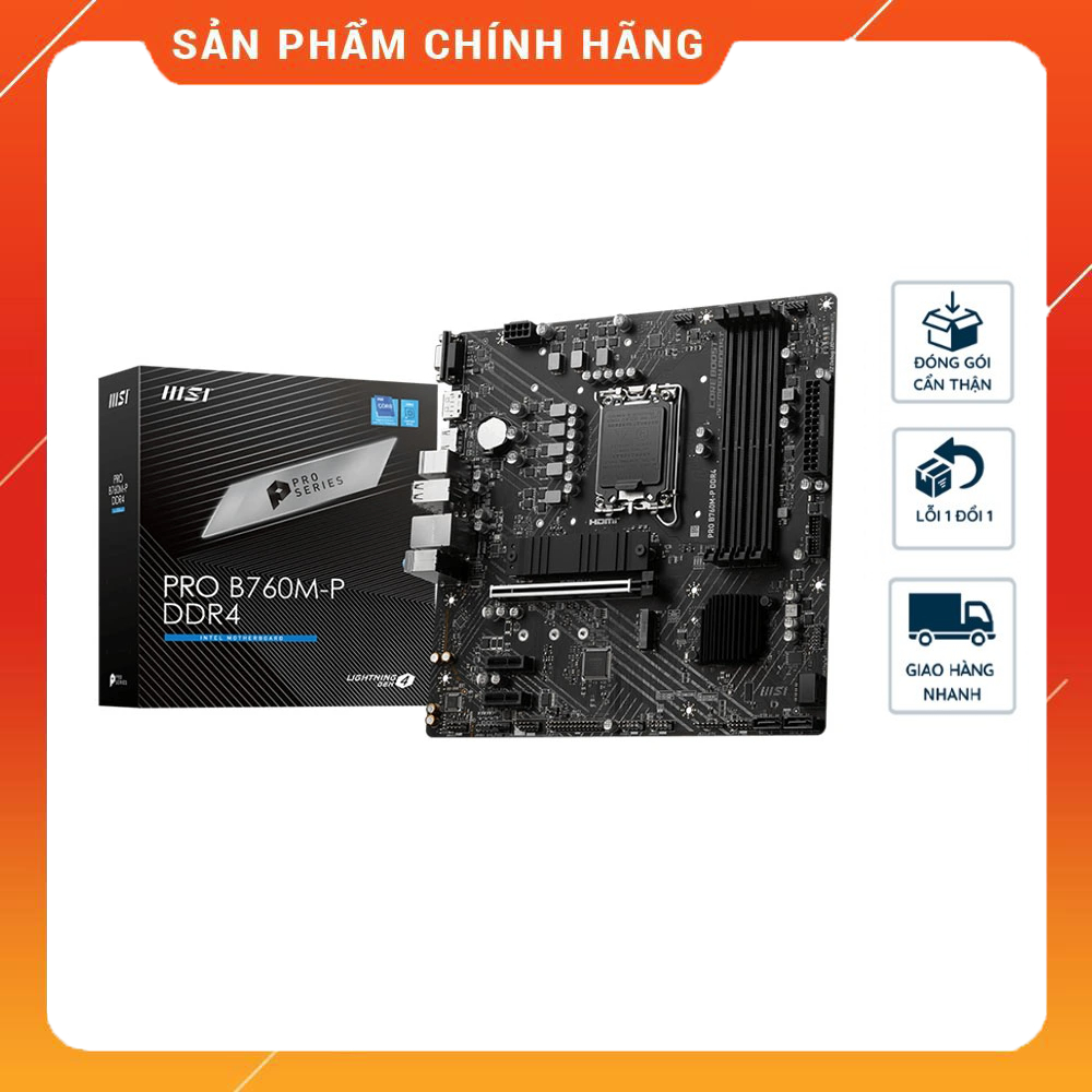 MAINBOARD MSI PRO B760M-P DDR4 NEW