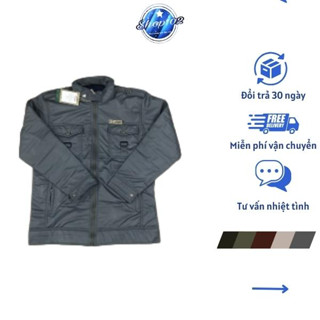 Áo khoác kaki dù lót nỉ nam trung niên dưới 95kg