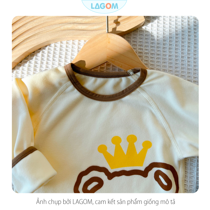 Bộ Thu Đông Bé Gái, Bé Trai Dài Tay | Bộ Cotton Nỉ Cho Bé Ấm Áp