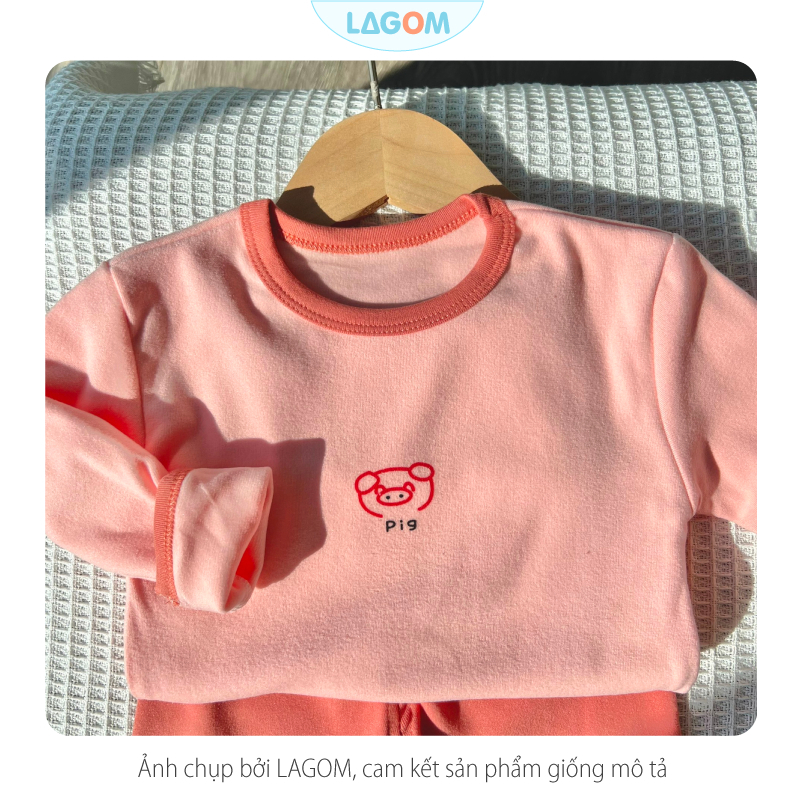 Bộ Nỉ Bé Trai, Bé Gái | Bộ Ngủ Cotton Nỉ Ấm Dài Tay Cho Bé