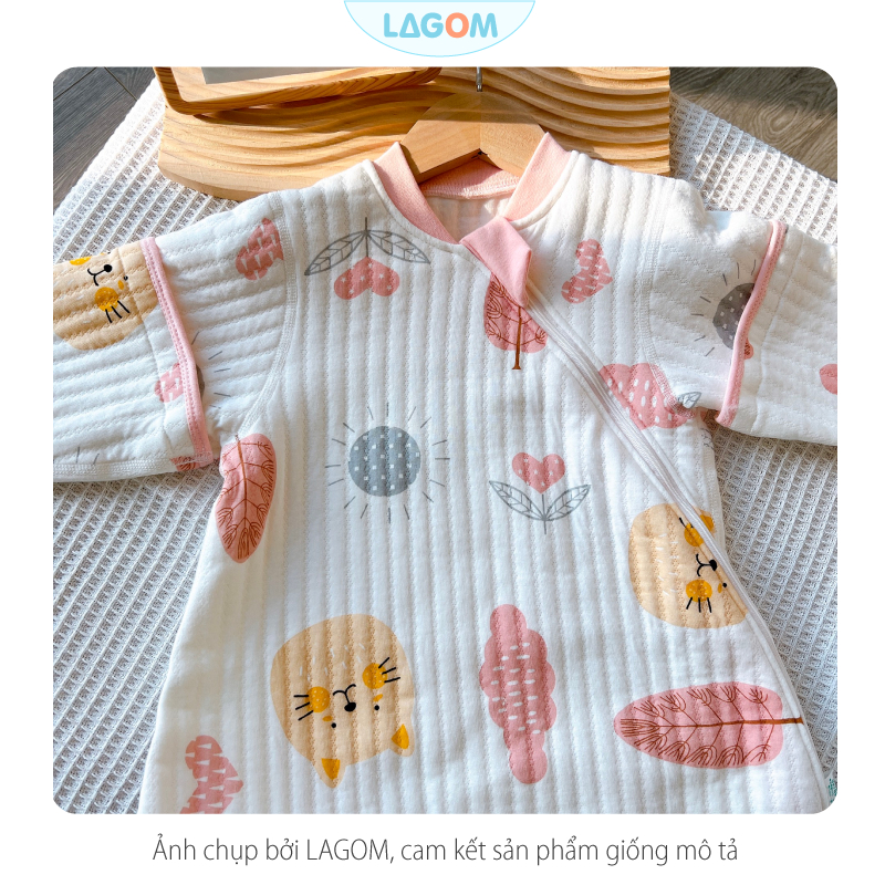 Túi Ngủ Mùa Đông Cho Bé Cotton Trần Bông | Túi Ngủ Trẻ Em Mùa Đông Cao Cấp