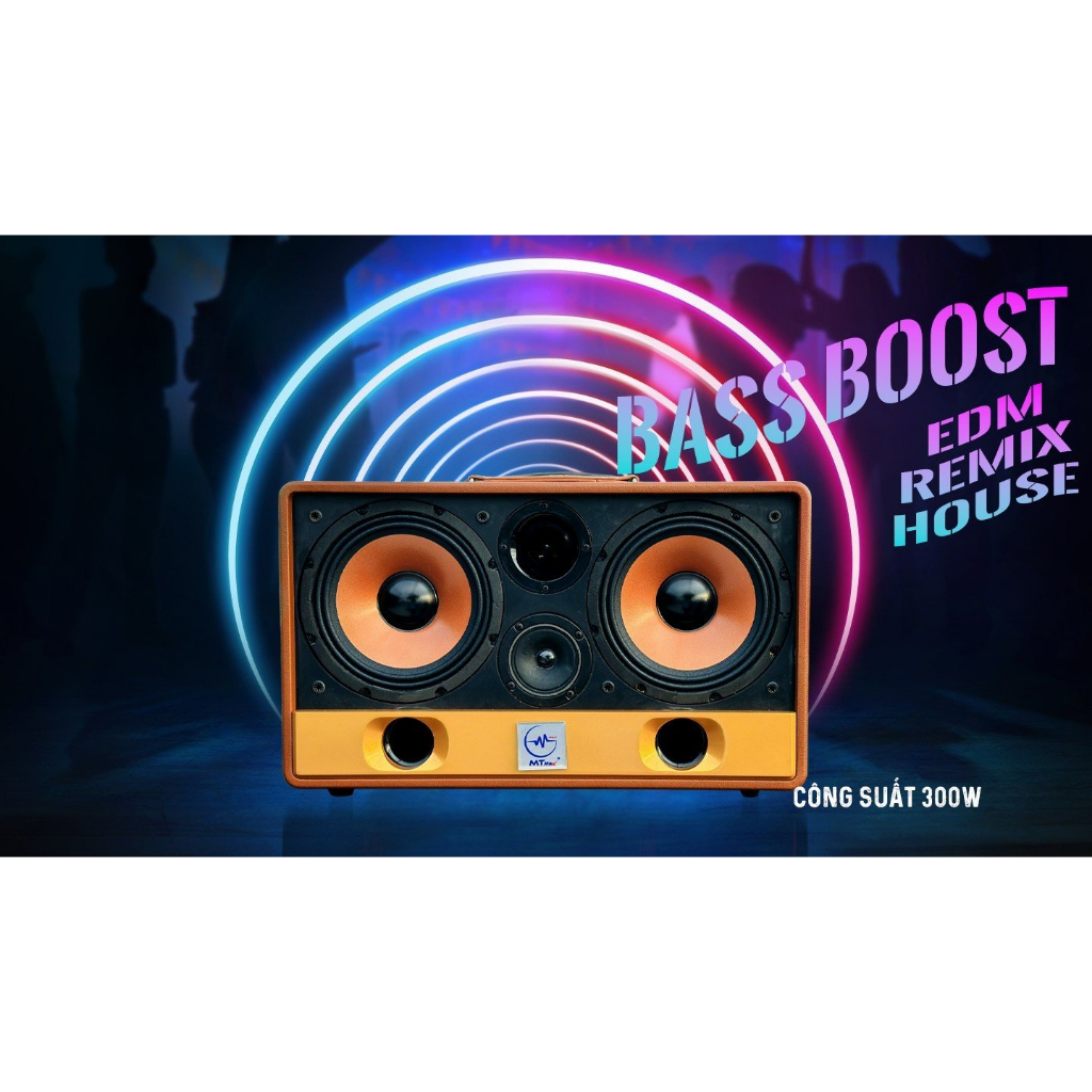 Loa Xách Tay Chính Hãng MTMax DK07 - Loa Karaoke Cao Cấp Công Suất Lớn 300W 2 Bass Trầm 20CM Công Nghệ Bass Boots