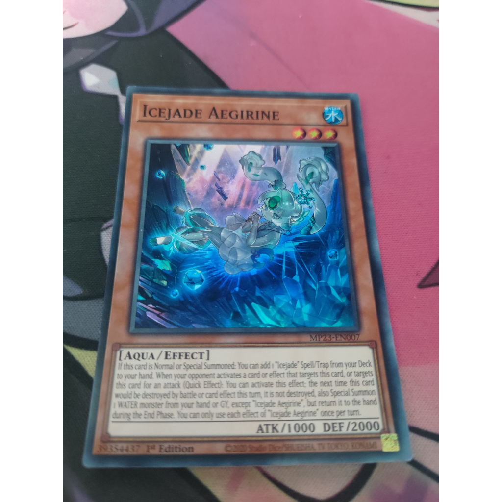 Thẻ bài Icejade Aegirine - MP23-EN007 - Super Rare 1st Edition