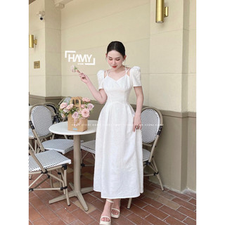 Đầm Gấm Dài Yếm