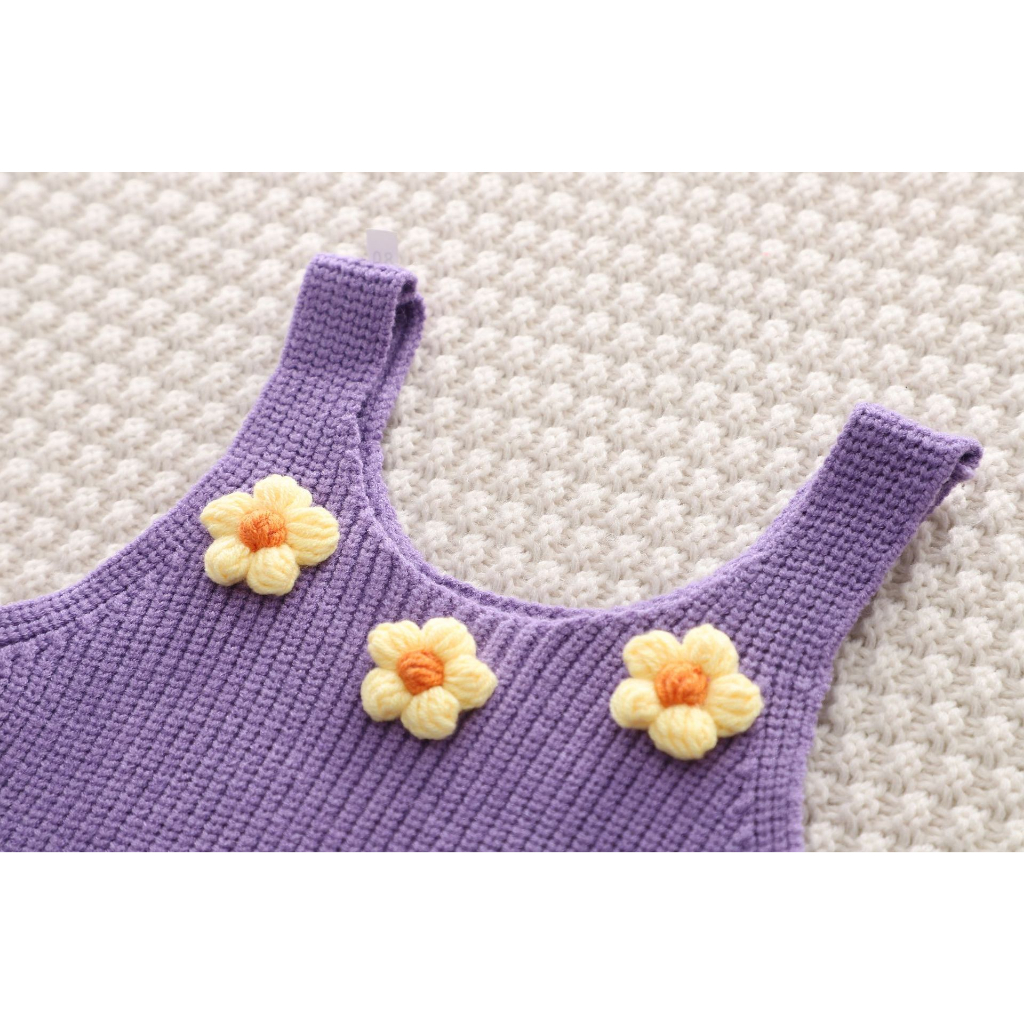 Áo Len Ba Lỗ mặc ngoài phong cách Hàn Quốc siêu cute cho bé gái