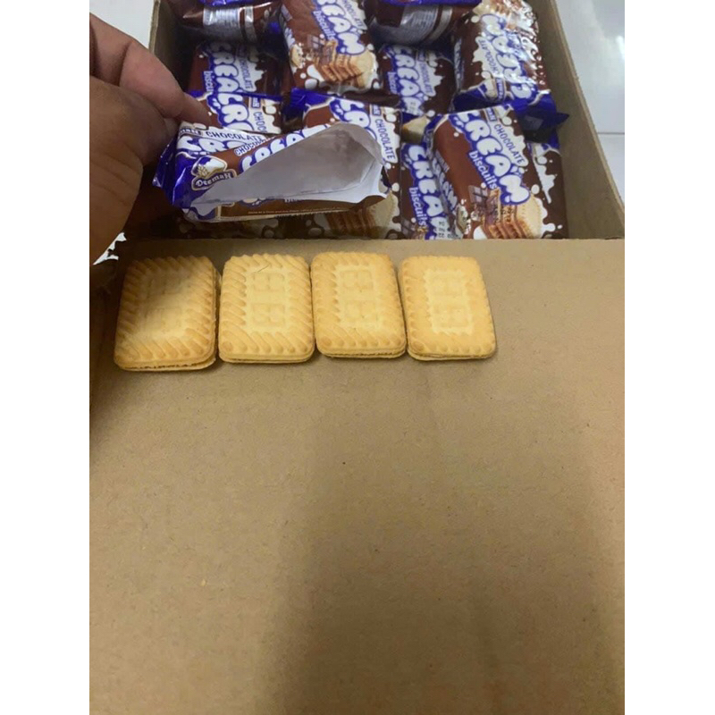 🥯 THÙNG 1KG5 BÁNH QUY NHÂN KEM SOCOLA🥯