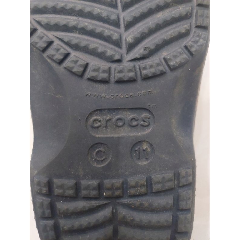 Pass đôi giày CROCS - Size 11 - xanh đen