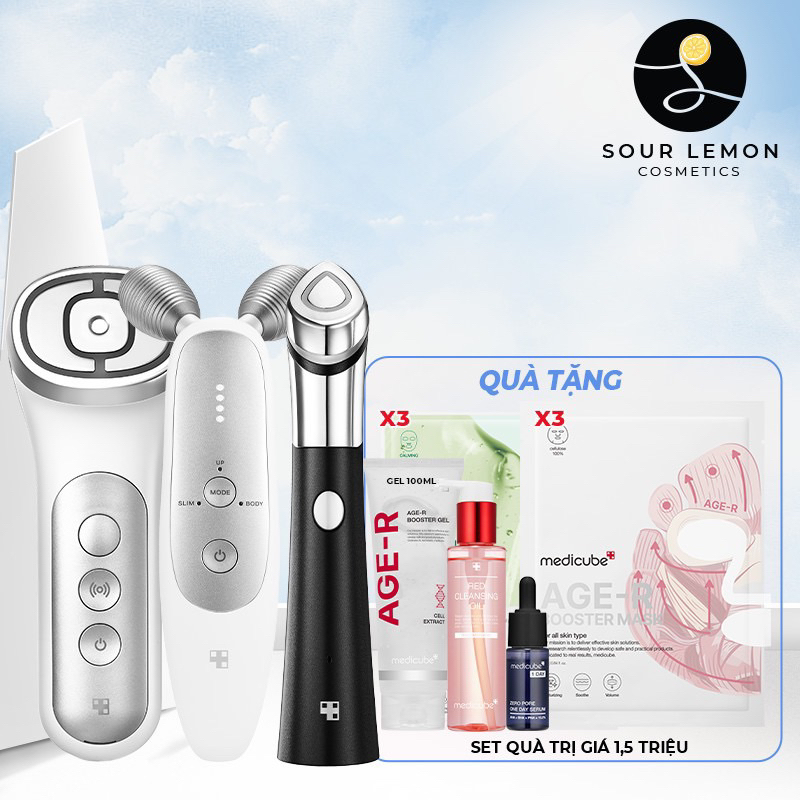 SET 3 THIẾT BỊ TRẺ HOÁ, ĐẨY TINH CHẤT , TĂNG SINH COLLAGEN MEDICUBE