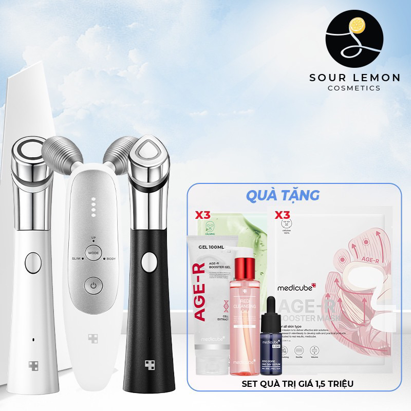 SET 3 THIẾT BỊ TRẺ HOÁ, ĐẨY TINH CHẤT , THU NHỎ LỖ CHÂN LÔNG MEDICUBE