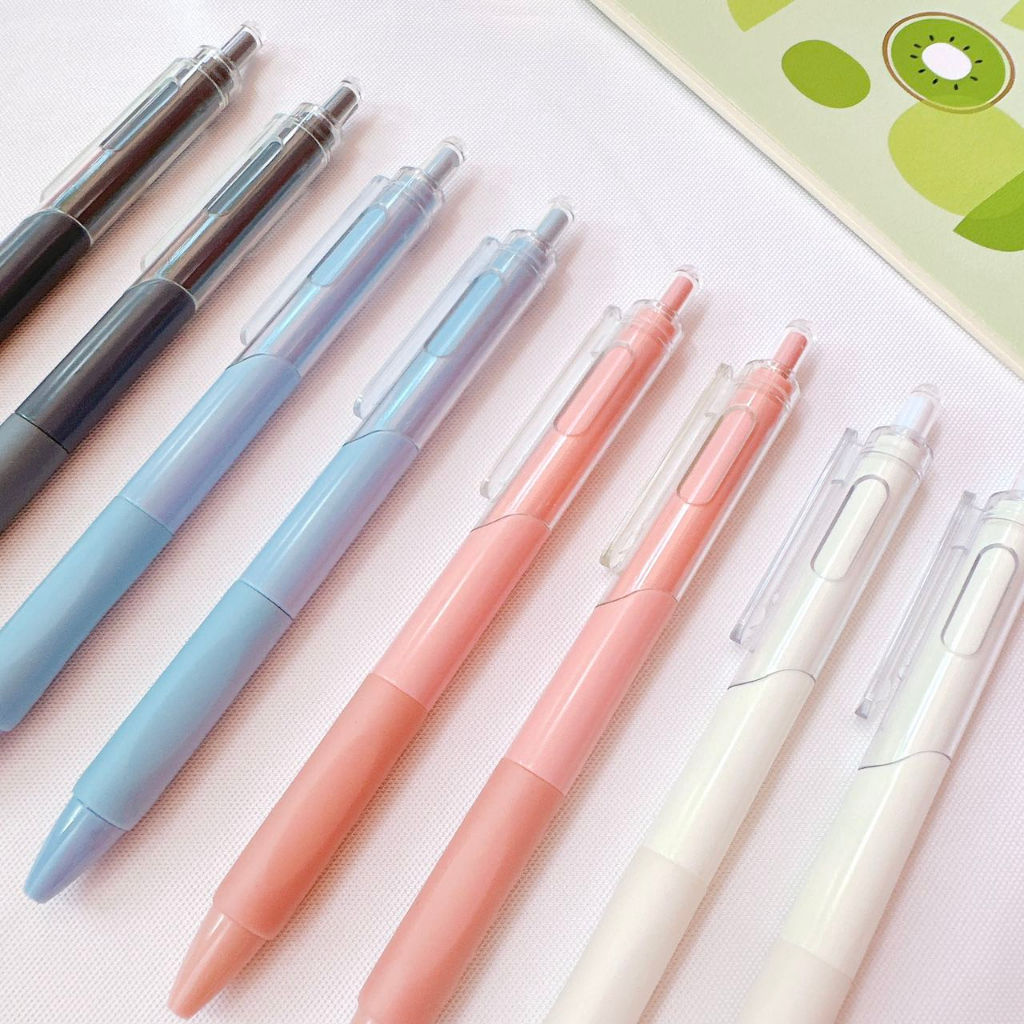 Bút gel mực nước Cao Cấp Pastel ngòi 0,5mm bút gel đen mực trơn mượt viết cực thích