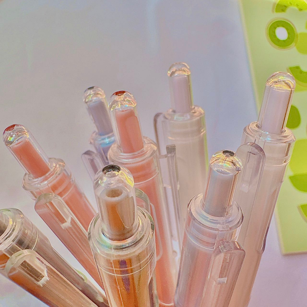 Bút gel mực nước Cao Cấp Pastel ngòi 0,5mm bút gel đen mực trơn mượt viết cực thích